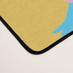 Hummingbirds on Yellow Pattern Desk Mat Gallery Image 4