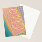 Ciao / Hello Italy Beach Umbrellas - Aerial Italian Stationery Card Gallery Image 2