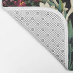 Floral and Birds Pattern Bath Mat Gallery Image 2
