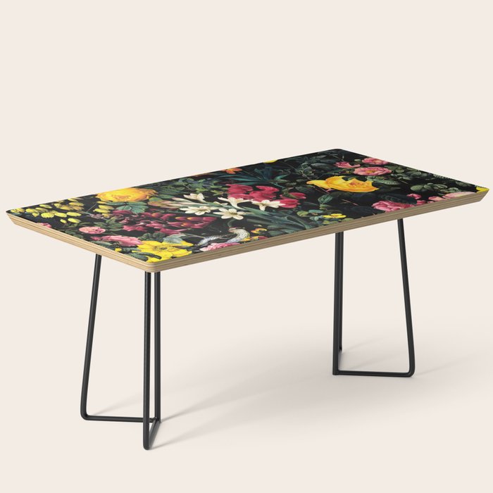 Floral and Birds Pattern Coffee Table Gallery Image 1