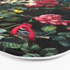 Floral and Birds Pattern Bath Mat Gallery Image 3