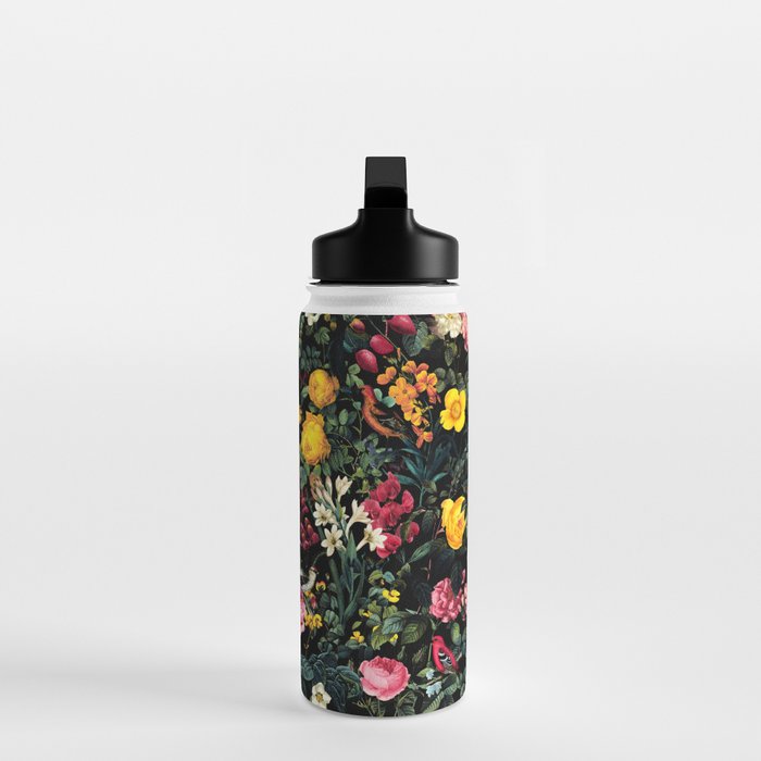 Floral and Birds Pattern Water Bottle Gallery Image 3