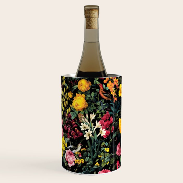 Floral and Birds Pattern Wine Chiller Gallery Image 3
