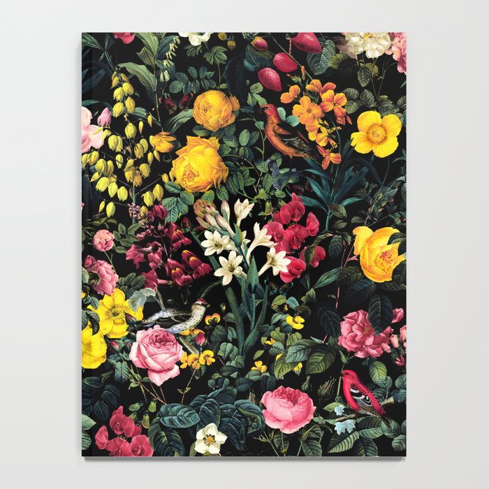 Floral and Birds Pattern Notebook Gallery Image 4