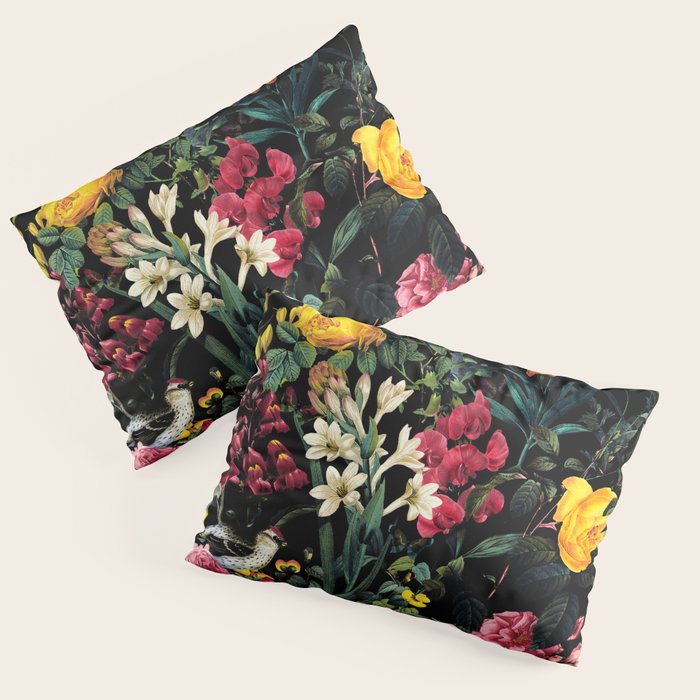 Floral and Birds Pattern Pillow Sham Gallery Image 3