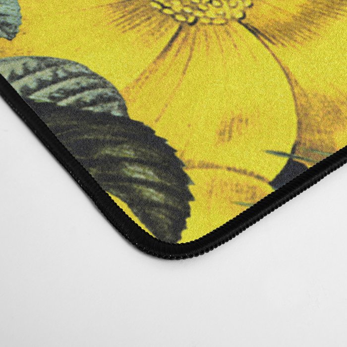 Floral and Birds Pattern Desk Mat Gallery Image 4