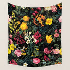 Floral and Birds Pattern Wall Tapestry Gallery Image 4