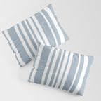 Classic Stripes XXXVI - Natural Blue  Pillow Sham Gallery Image 3