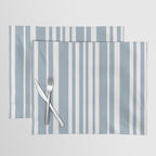 Classic Stripes XXXVI - Natural Blue  Placemat Gallery Image 1