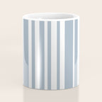 Classic Stripes XXXVI - Natural Blue  Coffee Mug Gallery Image 4