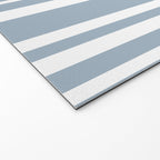 Classic Stripes XXXVI - Natural Blue  Welcome Mat Gallery Image 2
