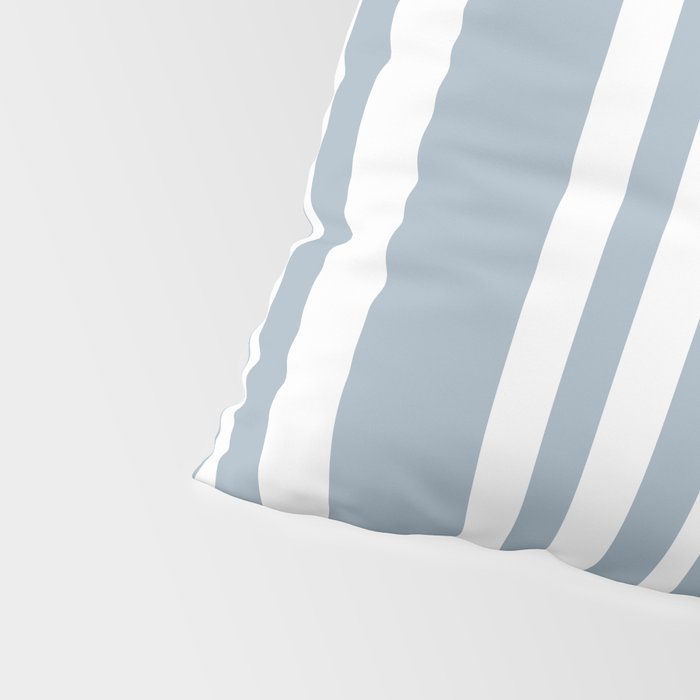 Classic Stripes XXXVI - Natural Blue  Pillow Sham Gallery Image 4