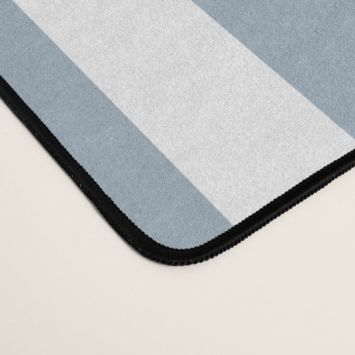 Classic Stripes XXXVI - Natural Blue  Desk Mat Gallery Image 4
