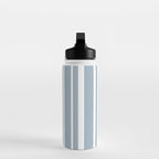 Classic Stripes XXXVI - Natural Blue  Water Bottle Gallery Image 3