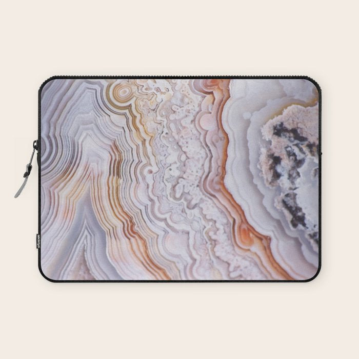 Crazy lace agate Laptop Sleeve Gallery Image 1
