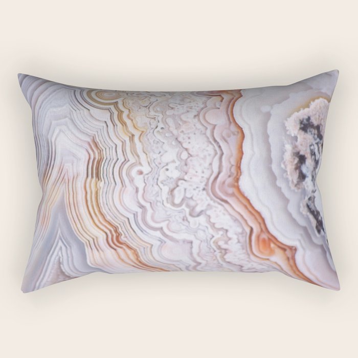 Crazy lace agate Rectangular Pillow Gallery Image 1