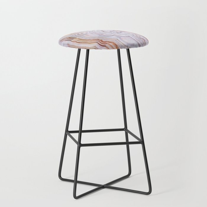 Crazy Lace Agate Stool