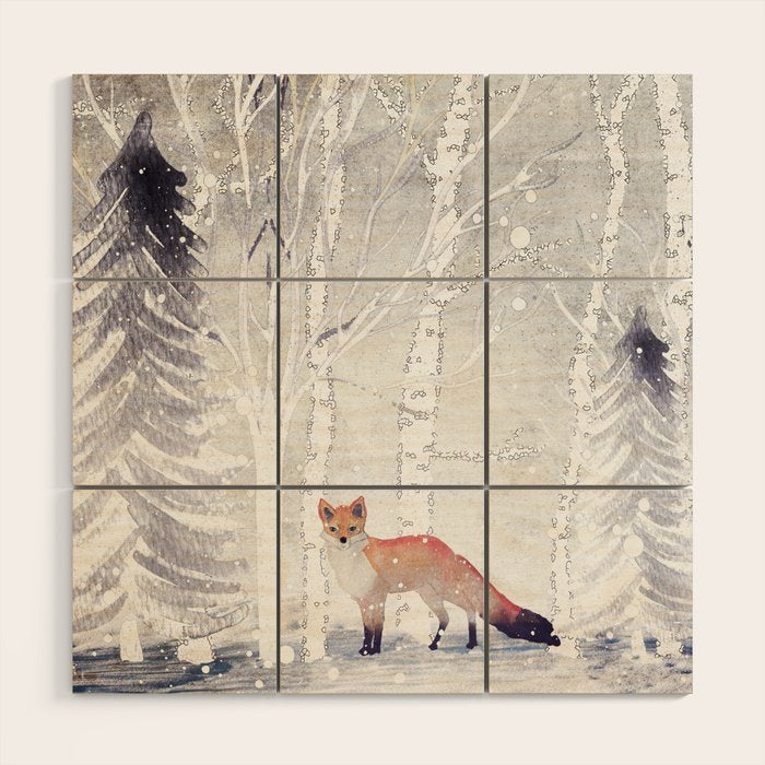 FOX FOX FOX Wood Wall Art Gallery Image 1