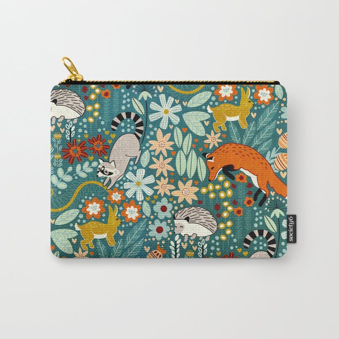 Woodland Pattern Carry All Pouch Gallery Image 1