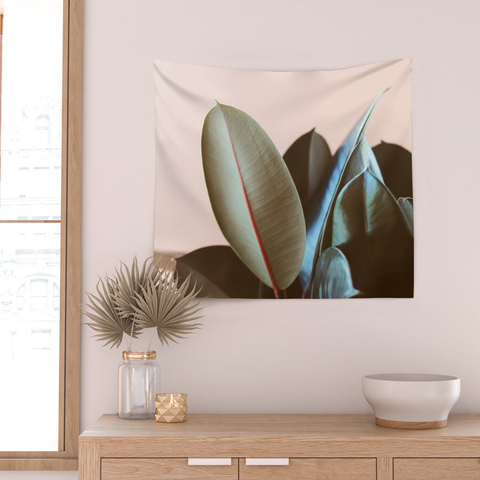 Ficus Elastica #1 Wall Tapestry Gallery Image 2