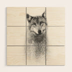 The Wolf and the Forest Wood Wall Art Gallery Image 1