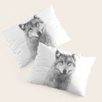 The Wolf and the Forest Pillow Sham Gallery Image 3