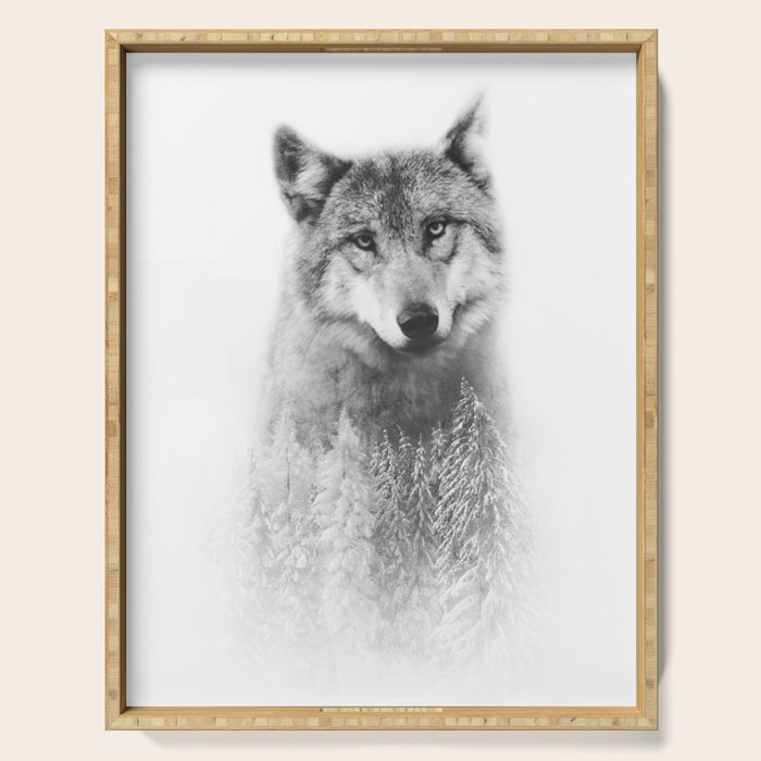 The Wolf and the Forest Serving Tray Gallery Image 1