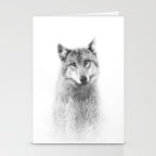 The Wolf and the Forest Stationery Card Gallery Image 2