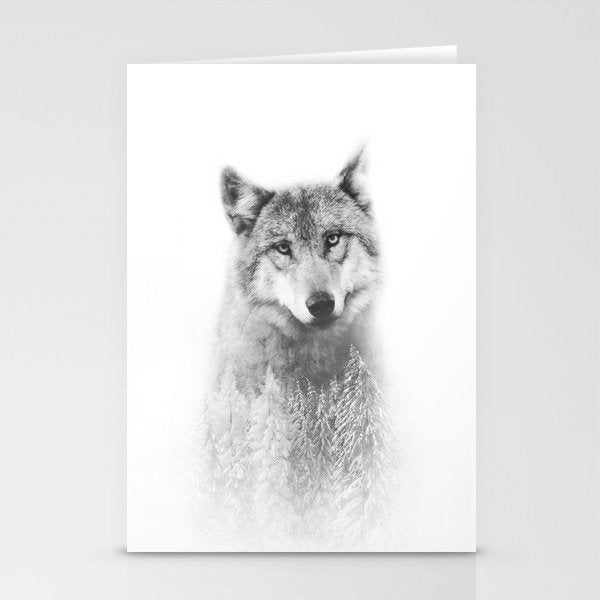 The Wolf and the Forest Stationery Card Gallery Image 2
