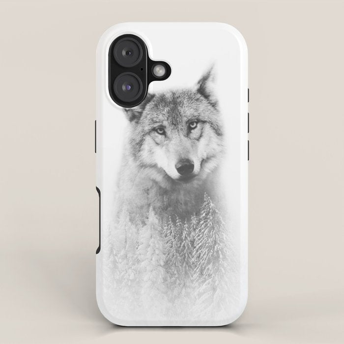 The Wolf and the Forest iPhone Case Gallery Image 1
