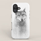 The Wolf and the Forest iPhone Case Gallery Image 1
