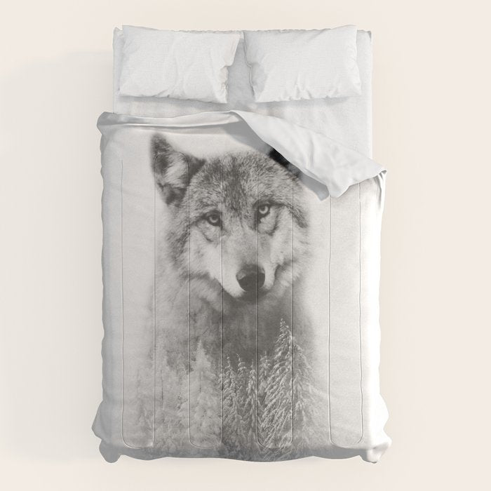 The Wolf and the Forest Comforter Gallery Image 1