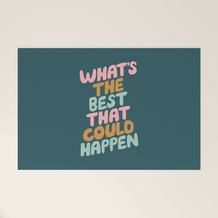 Whats the Best that Could Happen Welcome Mat Gallery Image 1