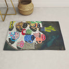 Suspicious mugs Rug Gallery Image 1
