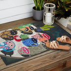 Suspicious mugs Outdoor Rug Gallery Image 2