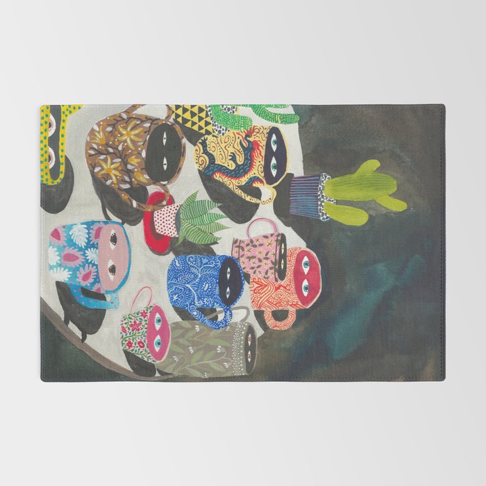 Suspicious mugs Rug Gallery Image 2