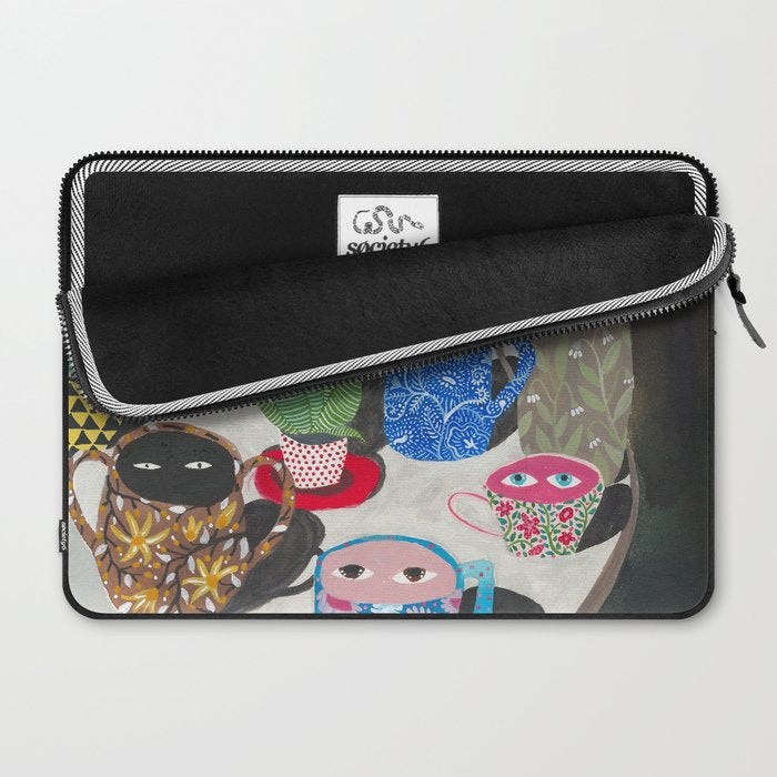 Suspicious mugs Laptop Sleeve Gallery Image 2