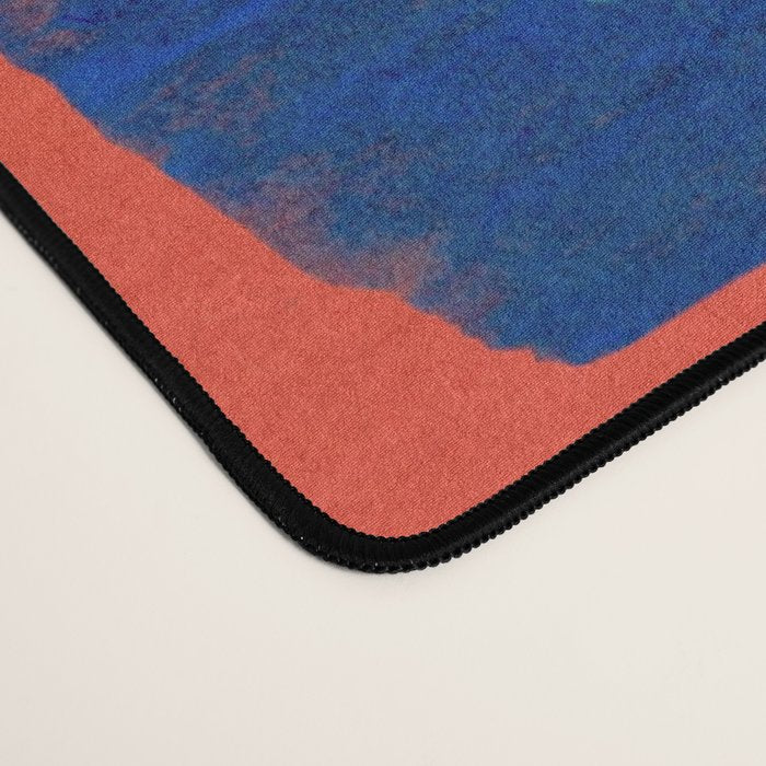 Double Blue Pink Colourfield  Desk Mat Gallery Image 4