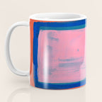 Double Blue Pink Colourfield  Coffee Mug Gallery Image 3