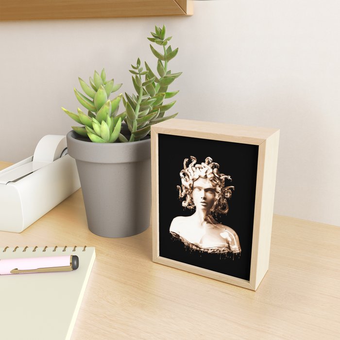 Bronze Medusa Mini Art Print Gallery Image 2