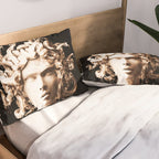 Bronze Medusa Pillow Sham Gallery Image 2