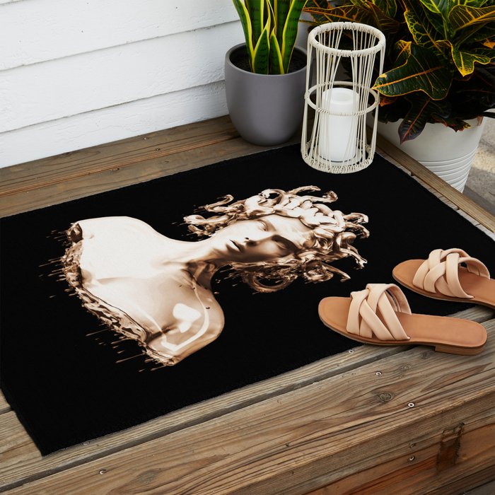 Bronze Medusa Outdoor Rug Gallery Image 2