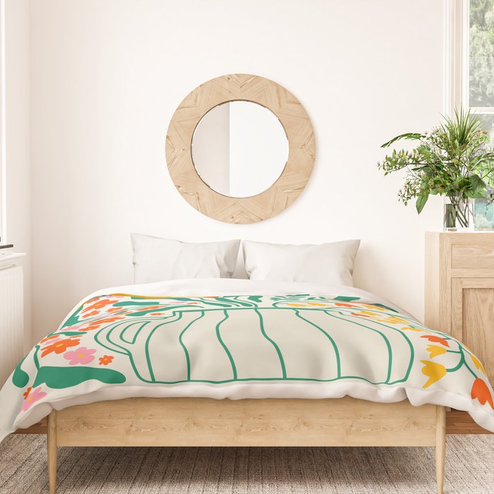 Flower Market 05: Los Angeles Duvet Cover Gallery Image 3