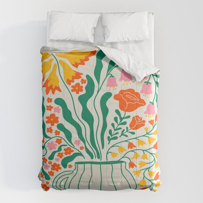 Flower Market 05: Los Angeles Comforter Gallery Image 1