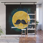 Moonstache Wall Mural Gallery Image 1