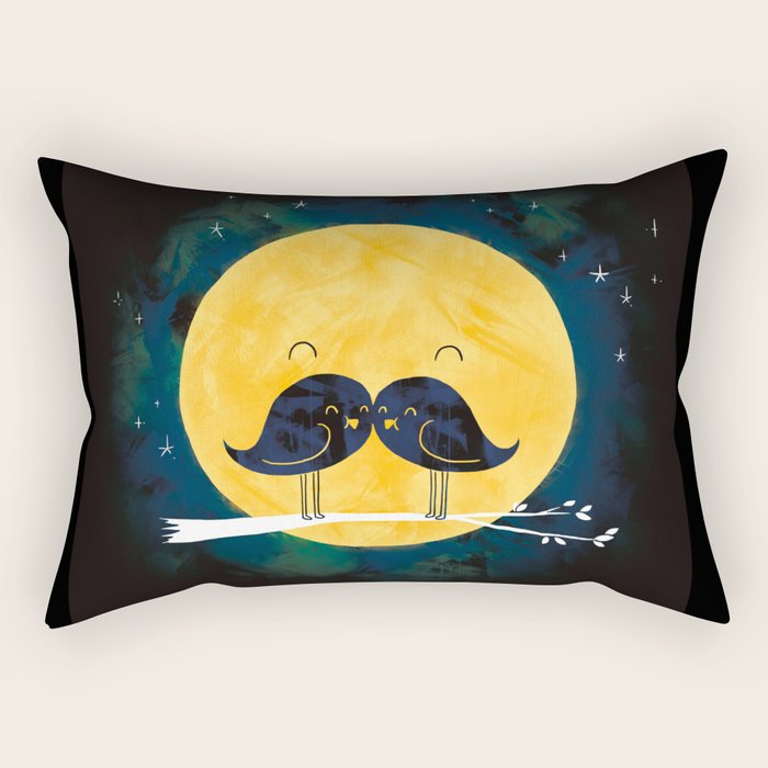 Moonstache Rectangular Pillow Gallery Image 1