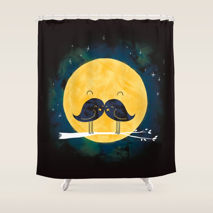 Moonstache Shower Curtain Gallery Image 1