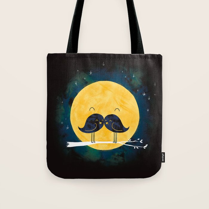 Moonstache Tote Bag Gallery Image 1