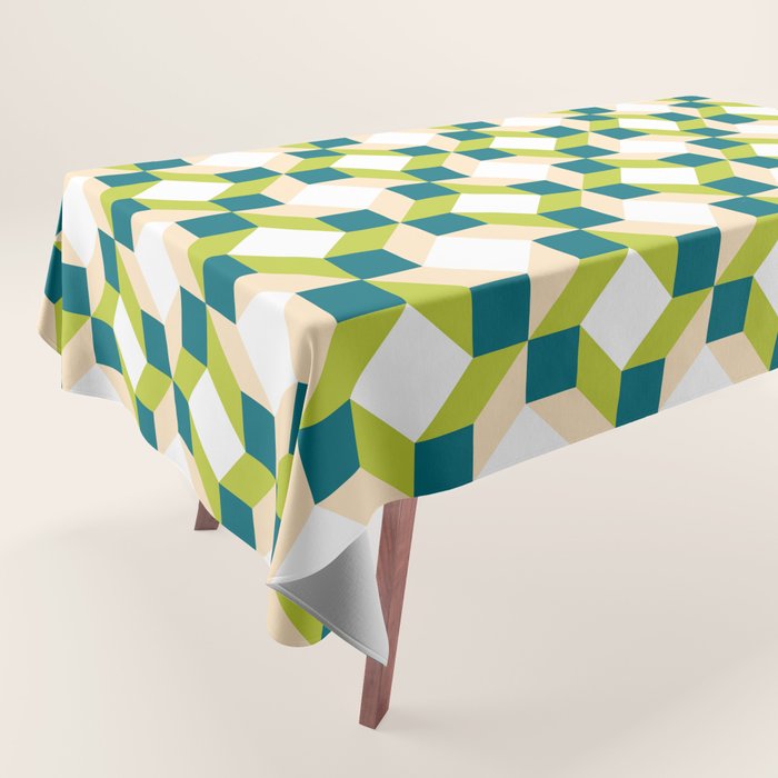 Geometric 02B Tablecloth Gallery Image 1