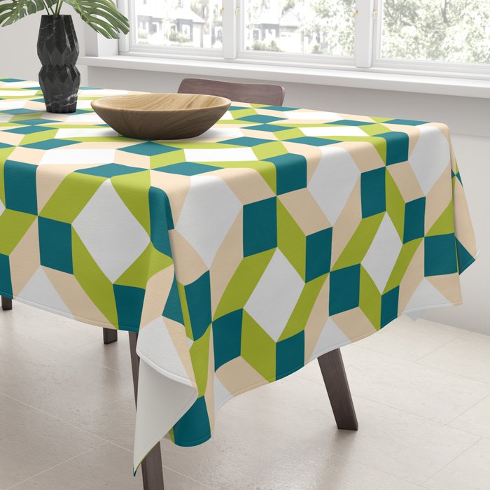 Geometric 02B Tablecloth Gallery Image 3